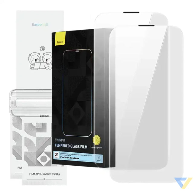Tempered Glass Baseus Corning for iPhone 14 Pro with built in dust filter For smartphones