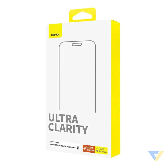 Tempered Glass screen protector Baseus OS Diamond Series HD for Iphone 13 Pro Max/14 Plus(Clear) For smartphones