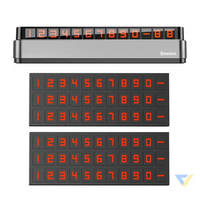 Temporary Parking Number Plate Baseus Moonlight (grey) Other