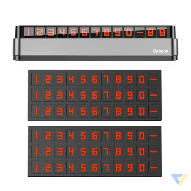 Temporary Parking Number Plate Baseus Moonlight (grey) Other