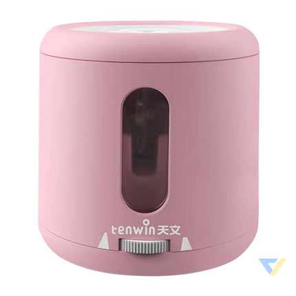 Tenwin 8035 4 battery/USB electric sharpener with container (pink) Sharpeners