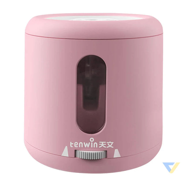Tenwin 8035 4 battery/USB electric sharpener with container (pink) Sharpeners
