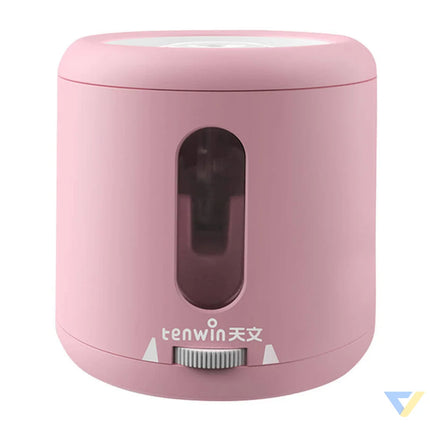 Tenwin 8035 4 battery/USB electric sharpener with container (pink) Sharpeners