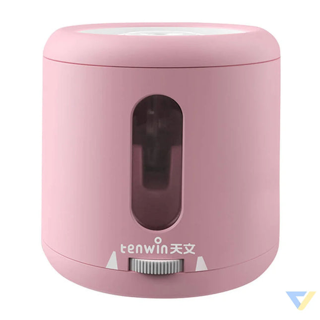Tenwin 8035 4 battery/USB electric sharpener with container (pink) Sharpeners