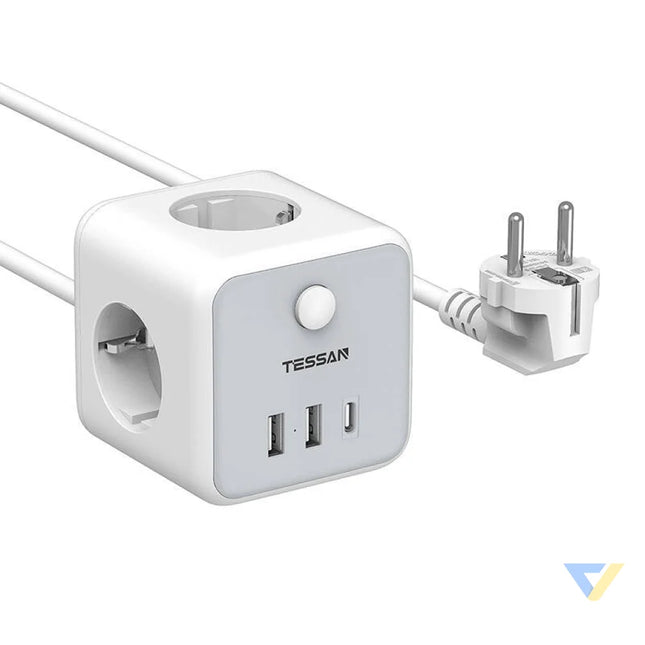 TESSAN TS 301 C GR power strip Power strips