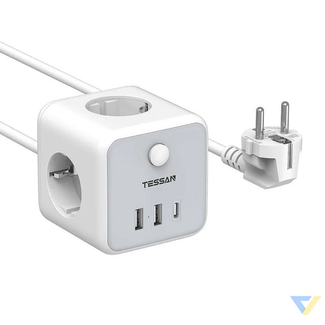 TESSAN TS 301 C GR power strip Power strips