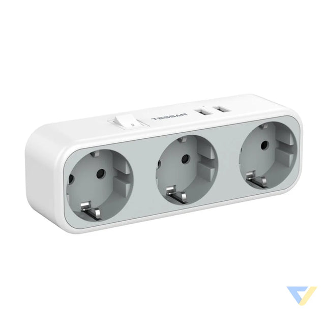 Tessan TS 322 wall socket (white) Power strips