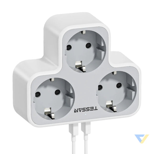 Tessan TS 331 wall socket Power strips
