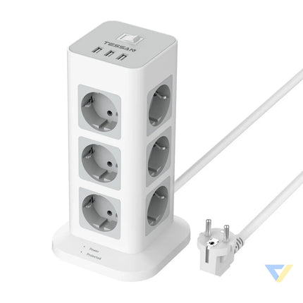 Tessan TS TPS04 DE power strip (white) Power strips