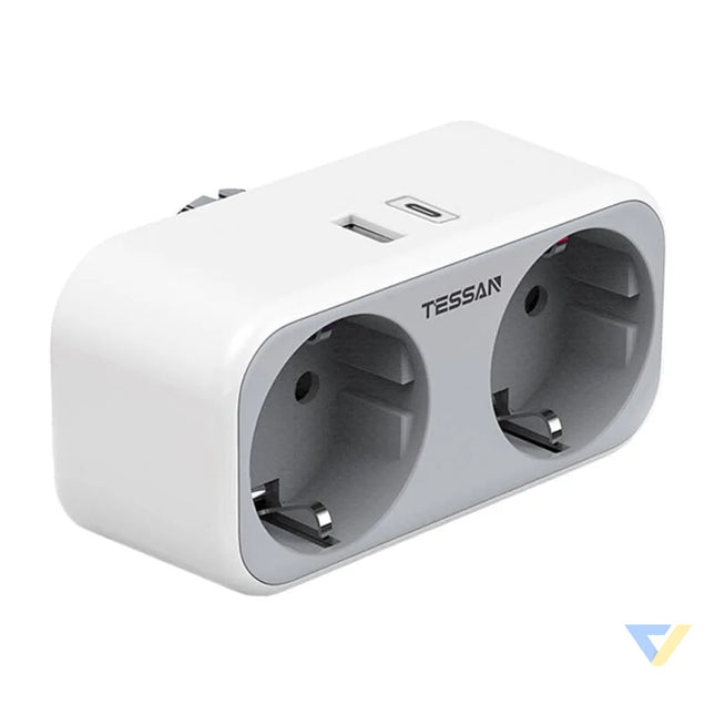 TESSAN wall socket TS WS02DE00 Power strips
