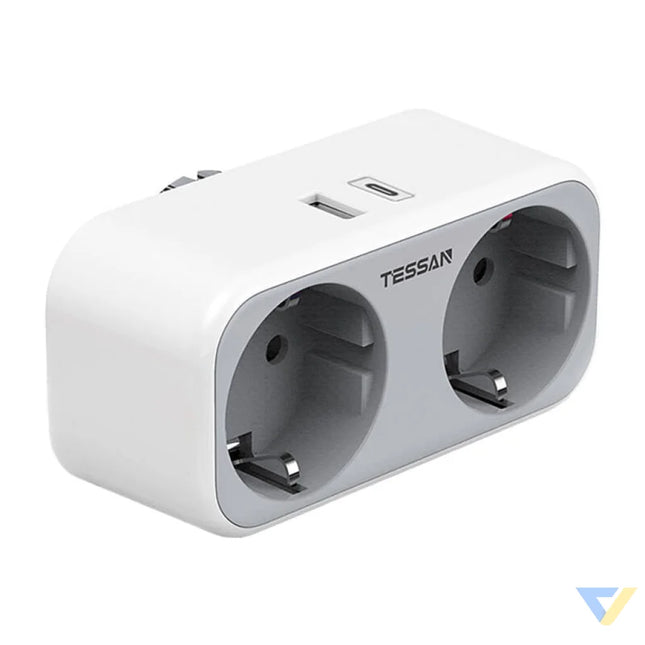TESSAN wall socket TS WS02DE00 Power strips