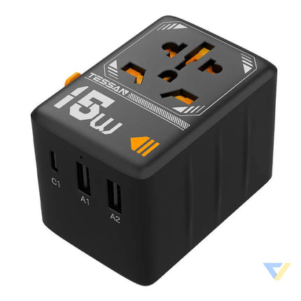 Tessan WTA 01 travel adapter Adapters connectors and converters