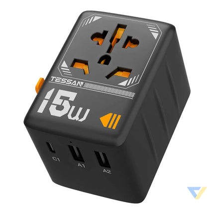 Tessan WTA 01 travel adapter Adapters connectors and converters