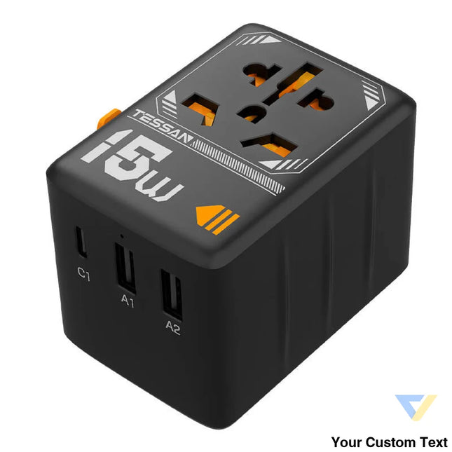 Tessan WTA 01 travel adapter Adapters connectors and converters