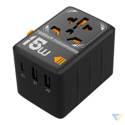 Tessan WTA 01 travel adapter Adapters connectors and converters