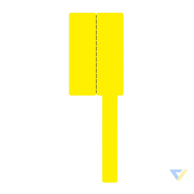 Thermal labels Niimbot stickers 25x38 + 40 mm 90 pcs. Yellow Labels