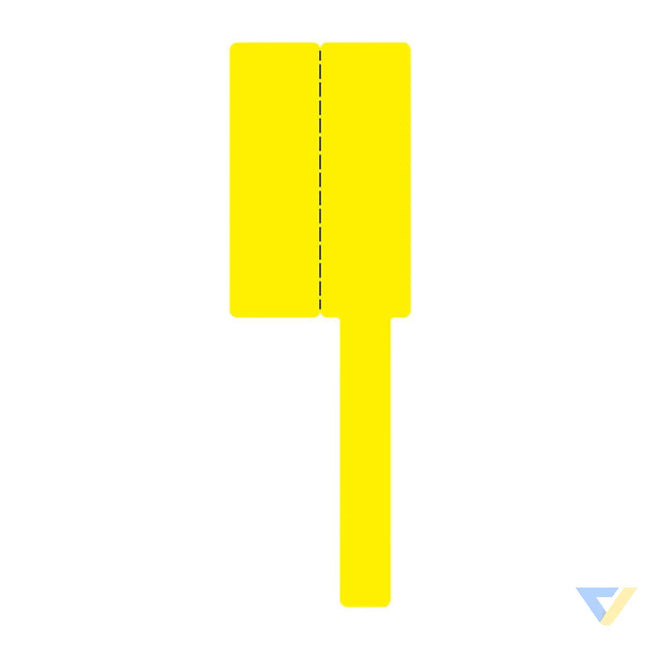Thermal labels Niimbot stickers 25x38 + 40 mm 90 pcs. Yellow Labels