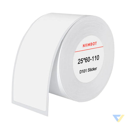 Thermal labels Niimbot stickers 25x60 mm 110 pcs (White) Labels