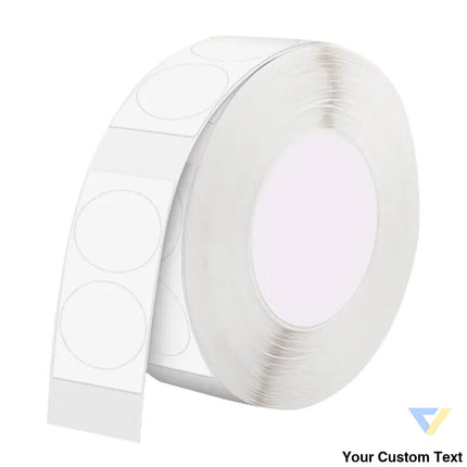 Thermal labels Niimbot stickers T 14x28mm 220 psc (White Round) Labels