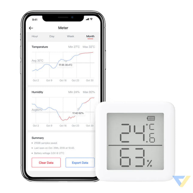 Thermometer and Hygrometer SwitchBot Thermometer and Hygrometer Sensors