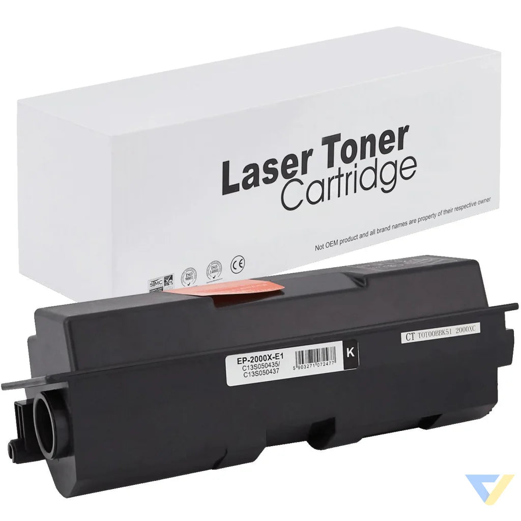 Toner for Epson | C13S050435 / C13S050437 | black | 8000 pag. | neutral box
