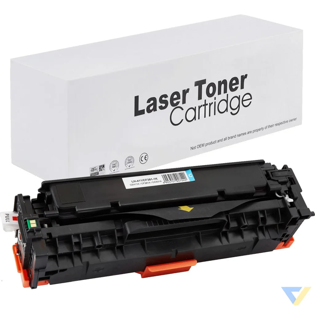 Toner for HP | CE411A / CF381A / CC531A / CRG718 | cyan | 2800 pag. | neutral box