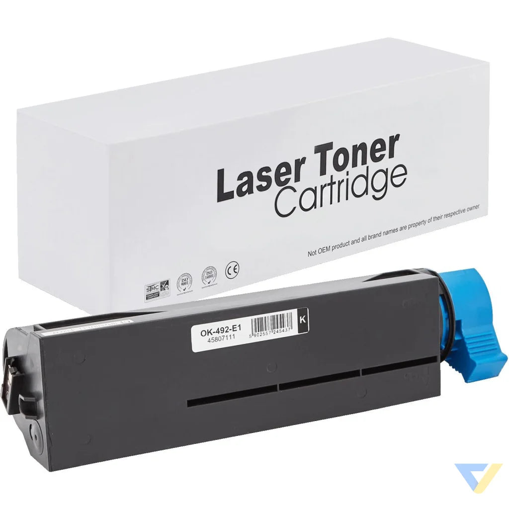 Toner for Oki | 45807111 | black | 12000 pag. | neutral box