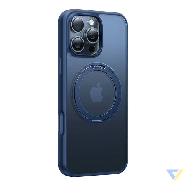 Torras Ostand Pro Case for iPhone 16 Pro (Blue) Protective cases for smartphones