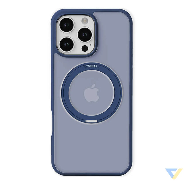 Torras Ostand Pro Case for iPhone 16 Pro (Blue) Protective cases for smartphones