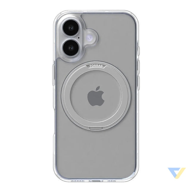 Torras Ostand Pro Case for iPhone 16 Plus (Transparent) Protective cases for smartphones