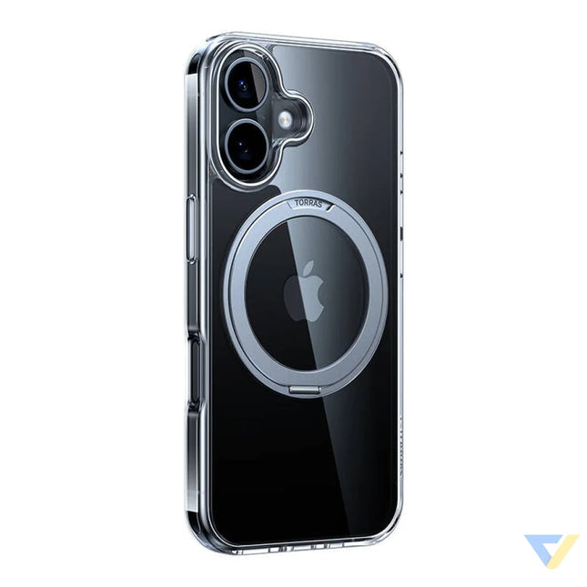 Torras Ostand Pro Case for iPhone 16 (Transparent) Protective cases for smartphones