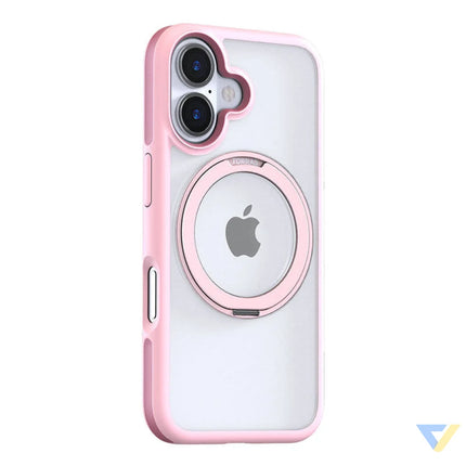 Torras Ostand R Fusion Case for iPhone 16 (Pink) Protective cases for smartphones