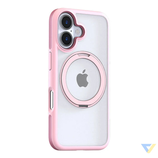 Torras Ostand R Fusion Case for iPhone 16 (Pink) Protective cases for smartphones