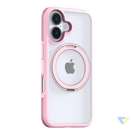 Torras Ostand R Fusion Case for iPhone 16 (Pink) Protective cases for smartphones