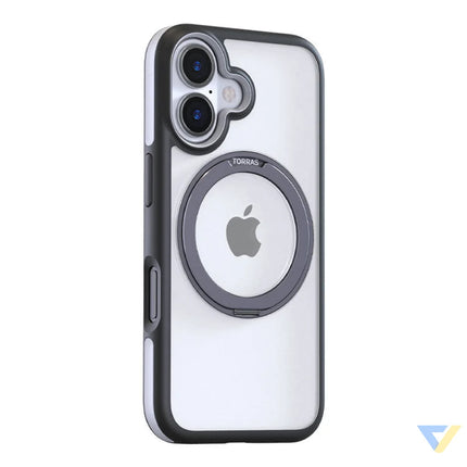 Torras Ostand R Fusion Case for iPhone 16 Plus (Black) Protective cases for smartphones