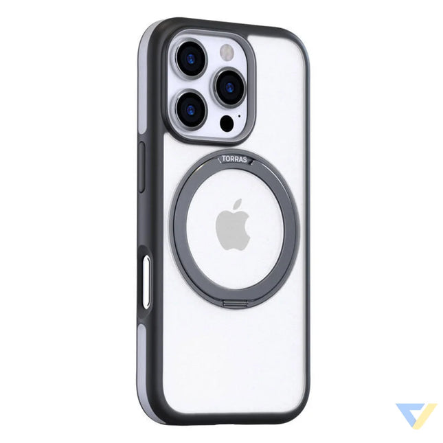 Torras Ostand R Fusion Case for iPhone 16 Pro (Black) Protective cases for smartphones