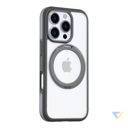 Torras Ostand R Fusion Case for iPhone 16 Pro (Gray) Protective cases for smartphones