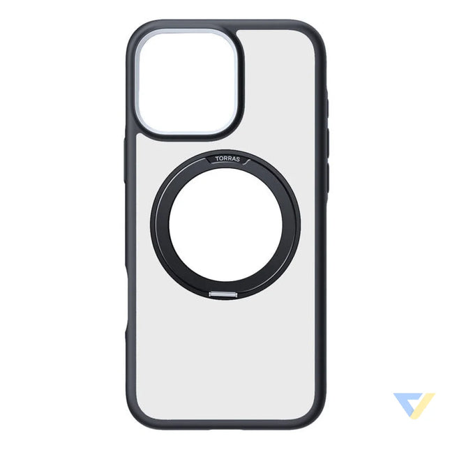 Torras Ostand R Fusion Case for iPhone 16 Pro Max (Black) Protective cases for smartphones