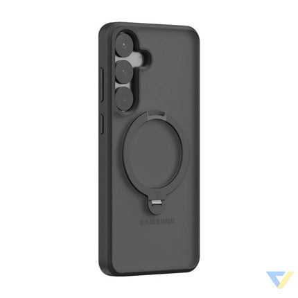 Torras Ostand Spin Series Phone Case for Samsung S25 + (black) Protective cases for smartphones
