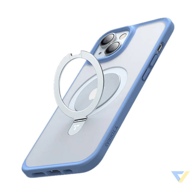 Torras phone case Ostand Matte for iPhone 15 (navy blue) Protective cases for smartphones