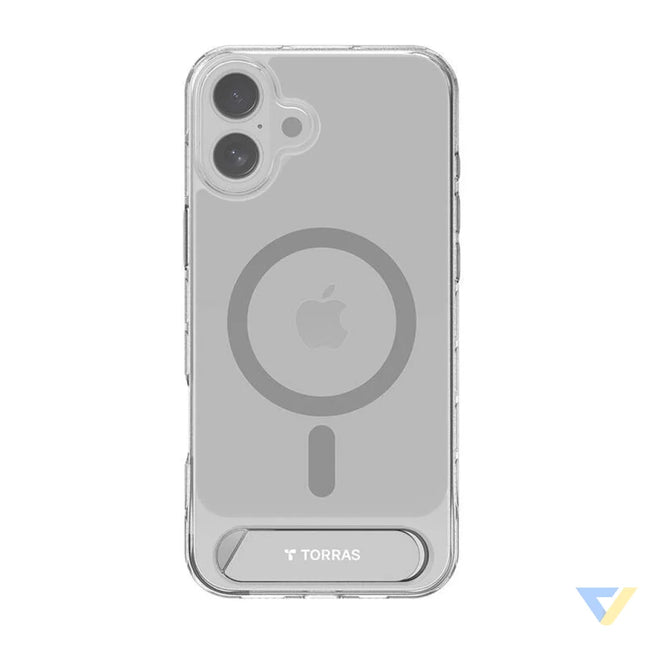 Torras Pstand Series Case for iPhone 16 Plus (transparent) Protective cases for smartphones