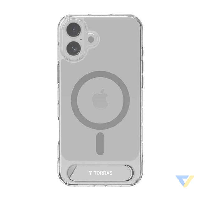 Torras Pstand Series Case for iPhone 16 Plus (transparent) Protective cases for smartphones
