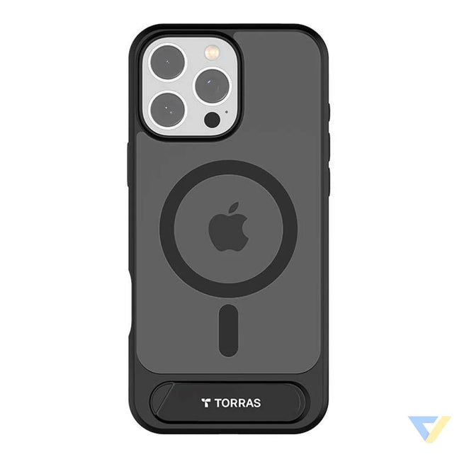 Torras Pstand Series Case for iPhone 16 Pro Max (black) Protective cases for smartphones