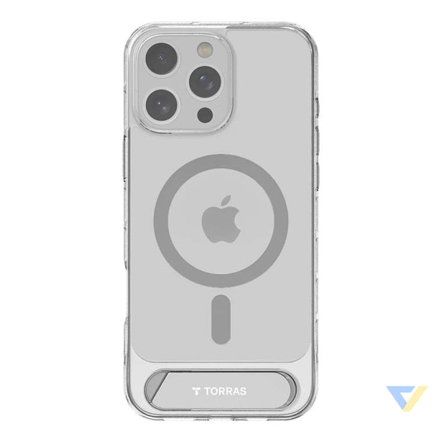 Torras Pstand Series Case for iPhone 16 ProMax (clear) Protective cases for smartphones