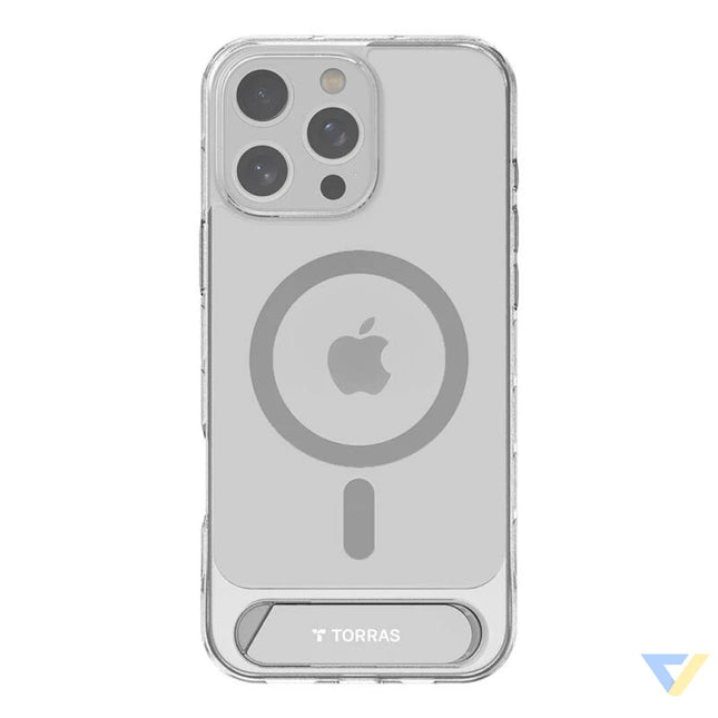 Torras Pstand Series Case for iPhone 16 ProMax (clear) Protective cases for smartphones