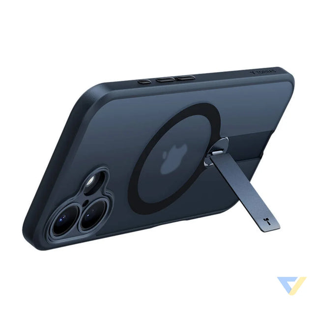 Torras Pstand Spin Case for iPhone 16 Plus (Black) Protective cases for smartphones