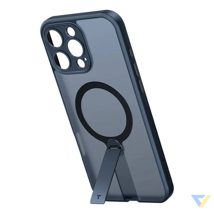 Torras Pstand Spin Case for iPhone 16 Pro (Black) Protective cases for smartphones