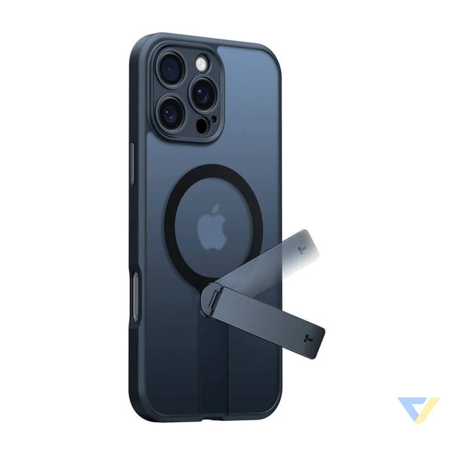 Torras Pstand Spin Case for iPhone 16 ProMax (Black) Protective cases for smartphones