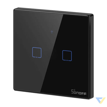 Touch light switch WiFi + RF 433 Sonoff T3 EU TX (2 channel) Switches