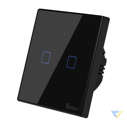 Touch light switch WiFi + RF 433 Sonoff T3 EU TX (2 channel) Switches